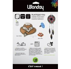 Plastique fou, (L)200 x(H)300 mm, 3 feuilles