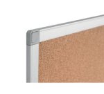 Tableau en liège AYDA, cadre alu, 1.200 x 900 mm