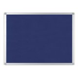 Tableau en feutre AYDA, 900 x 600 mm, bleu