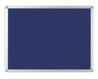 Tableau en feutre AYDA, 900 x 600 mm, bleu