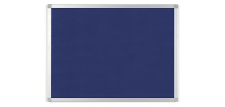 Tableau en feutre AYDA, 900 x 600 mm, bleu