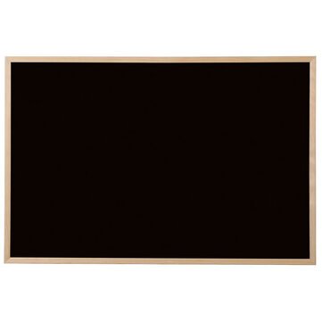 Tableau noir, bois naturel, 900 x 600 mm, noir