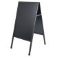 Stoepbord 600 x 900 mm met zwart bord