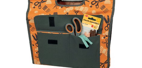 Sac pour machine à coudre, turquoise/gris
