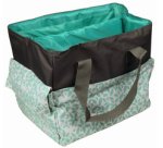 Sac à ouvrage, kiwi/gris