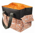 Sac à ouvrage, kiwi/gris