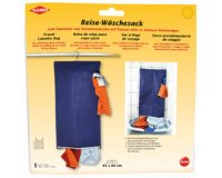 Sac à linge de voyage, (L)450 x (H)840 mm, bleu