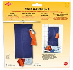 Sac à linge de voyage, (L)450 x (H)840 mm, bleu
