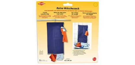 Sac à linge de voyage, (L)450 x (H)840 mm, bleu