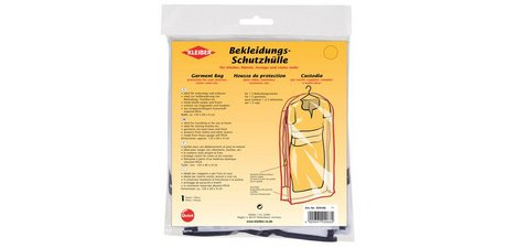 Long transparent garment cover