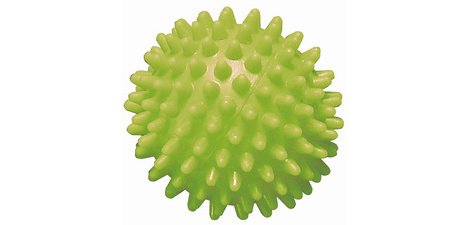 Washing and massage ball, set of 2, green