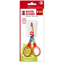 KiDS Ciseaux de bricolage, rond, longueur : 130 mm