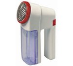 Rasoir anti-peluches, sans câble, blanc/rouge