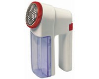 Rasoir anti-peluches, sans câble, blanc/rouge
