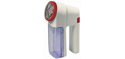 Rasoir anti-peluches, sans câble, blanc/rouge