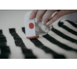 Rasoir anti-peluches, sans câble, blanc/rouge