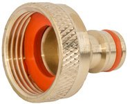 Nez de robinet avec filetage intérieur, en laiton