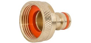 Nez de robinet avec filetage intérieur, en laiton