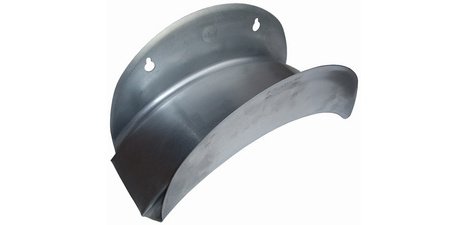 Wall-mounted hose support, steel