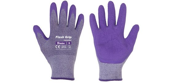 <span>Gardening gloves for women Flash Grip Lavender - The pair</span>