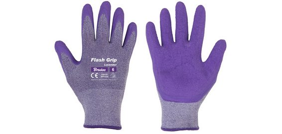 Gants de jardinage femme Flash Grip Lavender, S - La paire