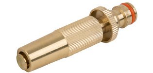 Buse d'arrosage, à réglage continu, en laiton