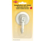 Crochet ventouse, plastique, blanc