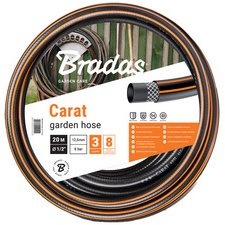 Tuinslang CARAT, 1/2'', zwart/oranje, 50 m