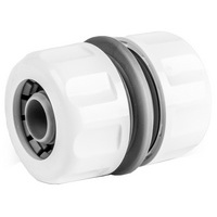 Connecteur de tuyau WHITE LINE, 3/4', blanc