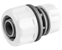 Connecteur de tuyau WHITE LINE, 1' sur 3/4', blanc