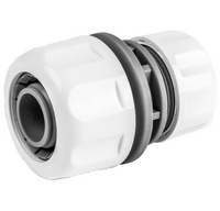 Connecteur de tuyau WHITE LINE, 1' sur 3/4', blanc