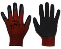 Werkhandschoenen Flash Grip RED zwart/rood