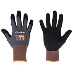 Work Gloves Flex Grip Sandy, black/gray - The pair