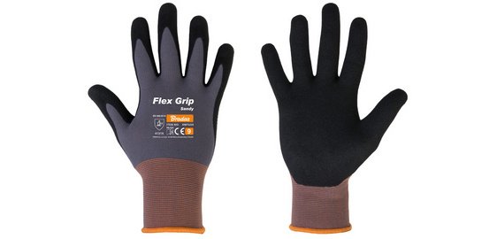 Handschuhe Flex Grip Sandy, schwarz/grau - Das Paar