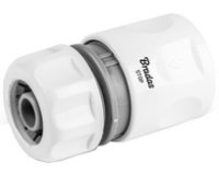 Raccord de tuyau femelle WHITE LINE, aquastop, 1/2'