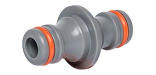 Slangkoppelstuk WHITE LINE, 1/2", grijs