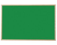 Tableau noir, bois naturel, 900 x 600 mm, vert
