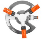 Arroseur à 3 branches WHITE LINE, gris/blanc/orange