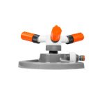 Arroseur à 3 branches WHITE LINE, gris/blanc/orange