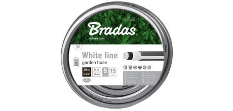 Tuyau d'arrosage WHITE LINE, 1/2', argent/blanc, 20 m