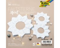 Set d'étoiles à plier 'Merry' (technique Meissner)