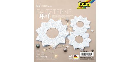 Set d'étoiles à plier 'Merry' (technique Meissner)