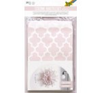 Set de création d'étoiles, rose / blanc