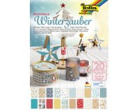 Bloc à motifs 'Magie de l'hiver', 240 x 340 mm, par 20