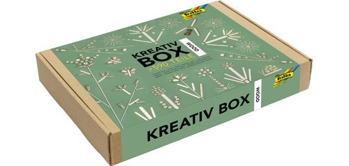 Box créative 'Wood', mix en bois, plus de 590 pièces