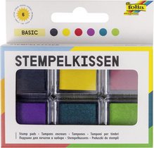 Tampon encreur set 'Basic', 6 couleurs assorties