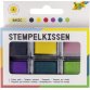 Tampon encreur set 'Basic', 6 couleurs assorties