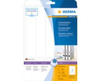 Etiquette dos de classeur SPECIAL, 38 x 297 mm, blanc