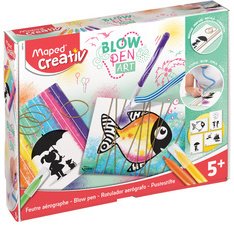 Kit feutre aérographe BLOW PEN 'Fil'Art', 22 pièces