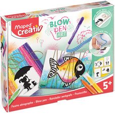 Kit feutre aérographe BLOW PEN 'Fil'Art', 22 pièces